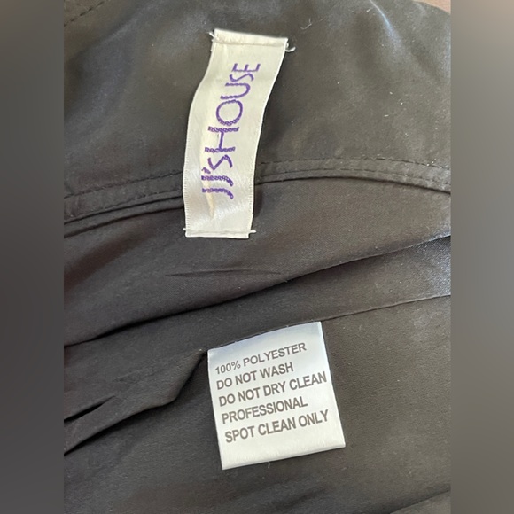 JJ’s House Dress 14 Formal Special Occasion & Wedding Black Ruched Sequins Beads - Picture 11 of 11